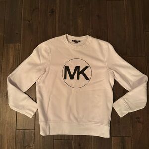 Michael Kors White Logo Pullover Sweatshirt M